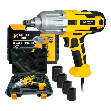 Chave De Impacto 1/2 900w Fasterr Cor Amarelo Frequência 50 Hz / 60 Hz 220v
