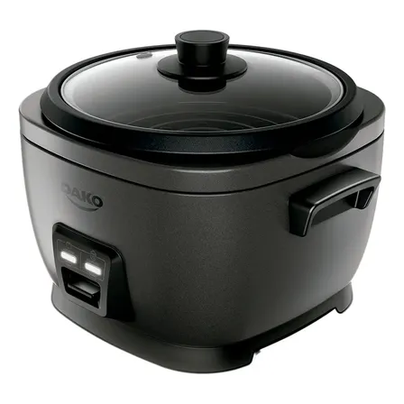 Panela De Arroz Elétrica Dako 700w Com 4 L 10 Xícaras Cinza Cor Cinza-escuro Frequência 60 Hz 220v
