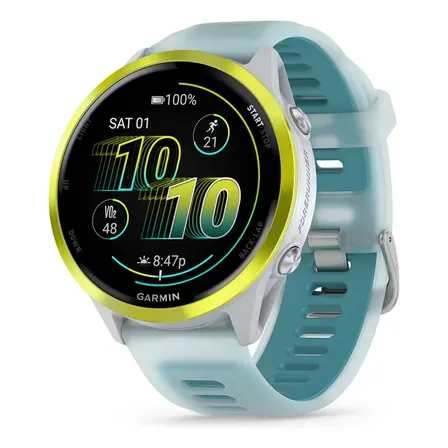Relógio Garmin Forerunner 570 com Monitor Cardíaco de Pulso e GPS Amarelo 47mm