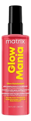 Leave-in Brilho Espelhado Ácido Glicólico Glow Mania Matrix 200ml