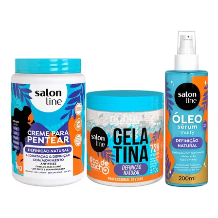 Kit Completo Definição Natural Salon Line 3un Antifrizz