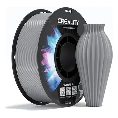 Filamento Creality Petg - 1 kg - 1,75 mm para impressão 3D cinza