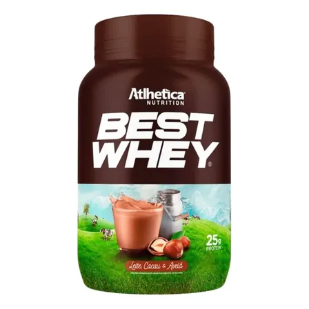 Whey Protein 3w Puro Premium Atlhetica Nutrition Sabor Cacau E Avelã