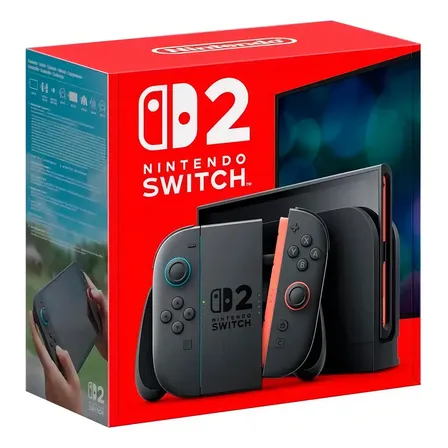 Consola Portátil Nintendo Switch 2 De 256gb 2025 Preta Preto