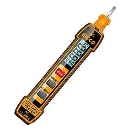 Caneta Detectora Tensao 12-300v Display Hsdt33001 Ingco