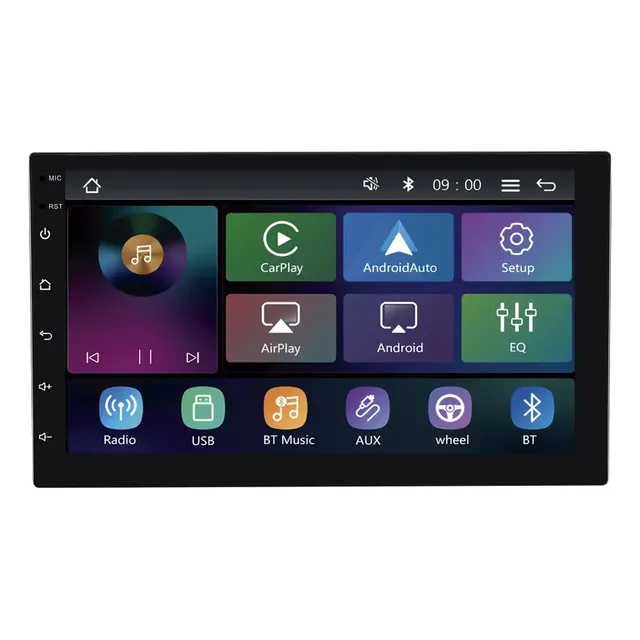 Multimídia Mp5 7' Roadstar Rs7200br Pro Line Carplay Sem Fio Cor Preto