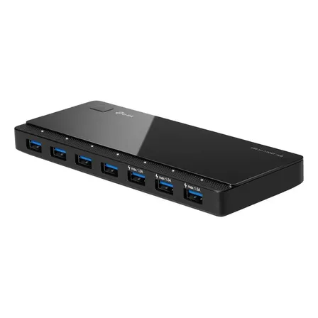 Adaptador Hub Usb Tp-link Uh700 7 Portas Usb 3.0 Preto