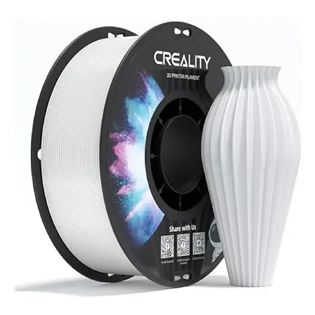 Filamento Creality Petg - 1 Kg - 1,75 Mm Para Impressão 3d Branca Branco