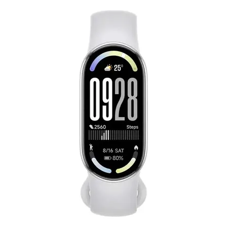 Xiaomi Smart Band 10 Silver - Amoled 1.72 1500 nits, bateria de 21 dias, mais de 150 esportes, natação de 5 atm