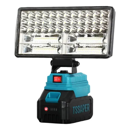 Refletor Lanterna Em Led A Bateria 21v Com Entrada Usb