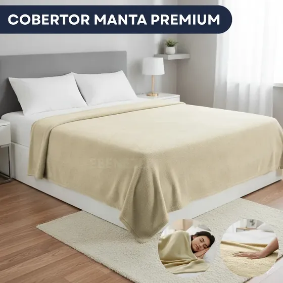 Cobertor Mantinha Microfibra Casal Manta Antialérgica Lisa Super Macia 1,80 X 2,20 Premium Cor Cáqui Liso