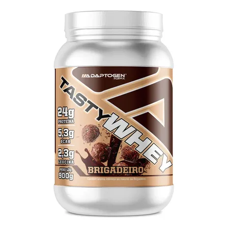 Tasty Whey 3w Gourmet 912g - Adaptogen Sabor Brigadeiro