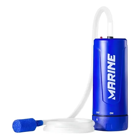 Oxigenador Aerador Marine Sports Silent Air Pump Iscas Vivas Silencioso