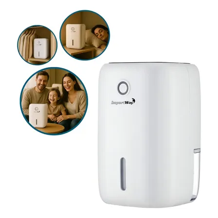 Desumidificador De Ar Elétrico Antimofo 800ml Área 20m² Extração Diária 330 Ml/dia