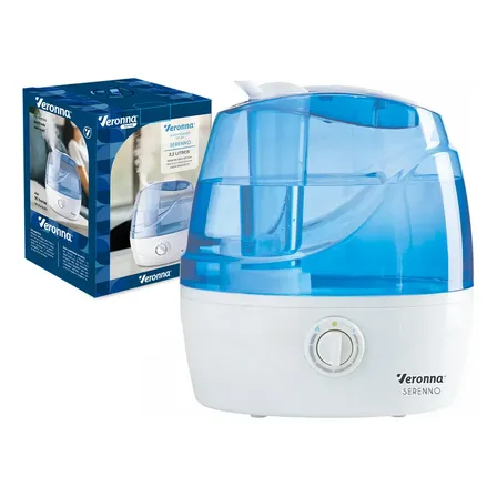 Umidificador De Ar Portátil Veronna Serenno 2,4l Bivolt Azul Ultrassônico 127/220v