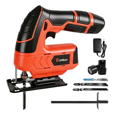 Serra Tico-tico Perfin 550w Profissional Com 2 Baterias, Para Madeira E Metal 12v