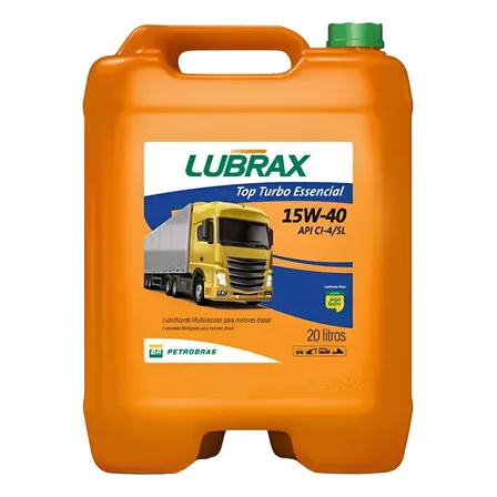 Óleo Motor 15w40 Top Turbo Essencial Lubrax 20 Litros