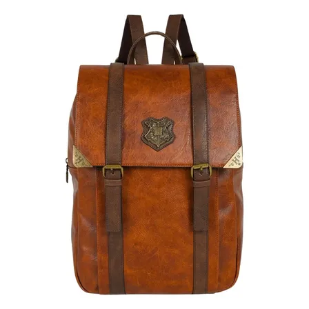 Mochila Bolsa Harry Potter Hogwarts Laptop Alta Qualidade Cor Marrom
