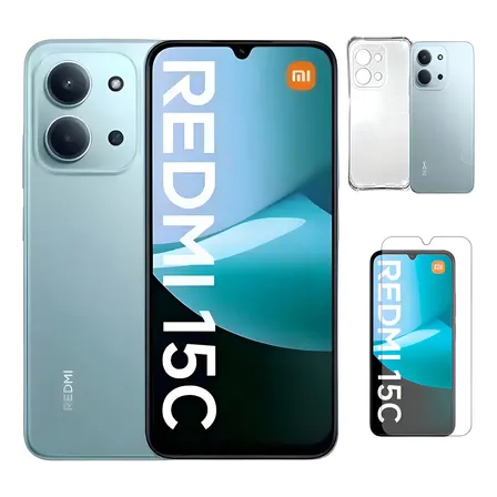 Xiaomi Redmi 15c 256gb 8gb Ram Dual Sim Capa E Pelicula Cor Verde