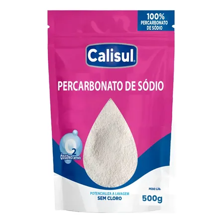 Percarbonato De Sódio 100% Puro Tira Manchas Calisul 500GR