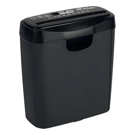 Fragmentadora de Papel Eletrica Automática Trituradora Picotadora Silenciosa LuvinCo Preto