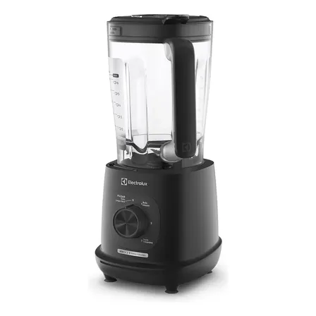 Liquidificador Electrolux 600w De Potência Com 2.7 Litros De Capacidade 3 Velocidades Lâmina Triforce E Pés Antiderrapantes Ebl700 Preto 127v