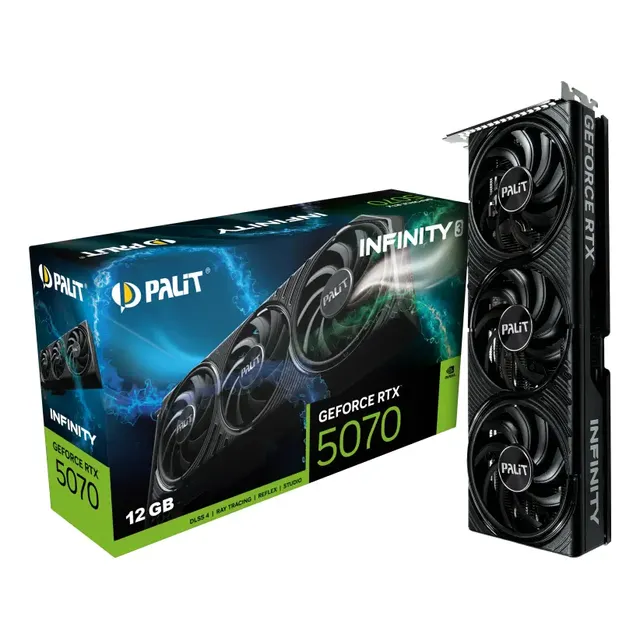 Placa De Vídeo Nvidia Palit Rtx 5070 12gb Gddr7 8k Geforce Pci-express