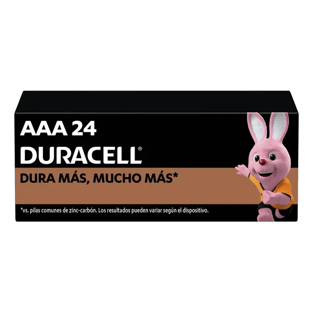 Pilha Aaa Duracell Coppertop Mn2400 Cilíndrica - Kit De 24 Unidades