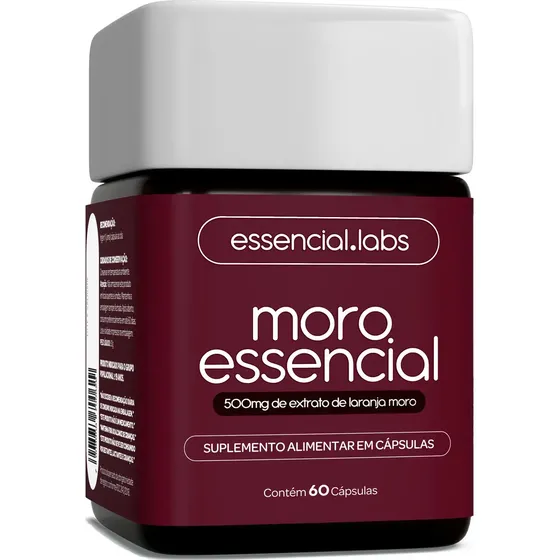 MORO ESSENCIAL 500mg - Fórmula Exclusiva com Máxima Concentração e Pureza - 60 Cápsulas