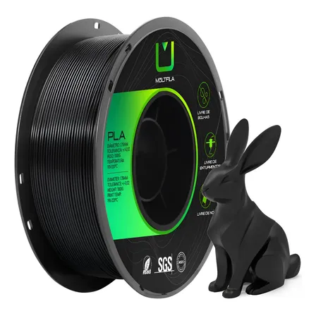 Filamento Pla Preto 1kg Multifila Impressora 3d