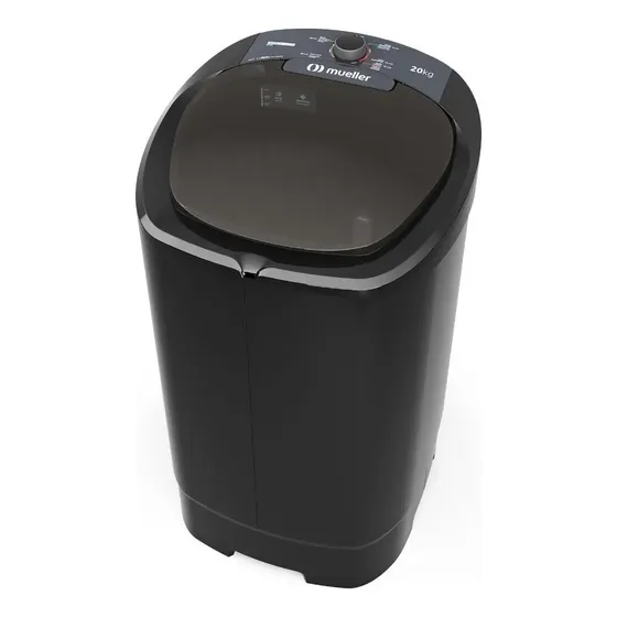 Tanquinho De Lavar Roupa Mueller 20 Kg Semiautomático Mlt20b Preto