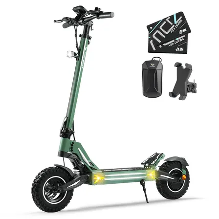 Honeywhale G3 Pro Patinete Elétrico Adulto, 1640w-60km/h-56km-18ah, Scooter-eletrica-velocidade-juvenil-dobrável-autonomia-de-capacidade-carge, Suspensão Dupla Dianteira E Traseira, Honey Whale Verde