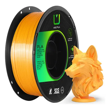 Filamento Pla Dourado 1kg Multfila Para Impressora 3d 1.75mm