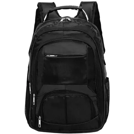 Mochila Notebook 17 Impermeável Reforçada Grande Masculina Escolar Trabalho Rincostar Preta