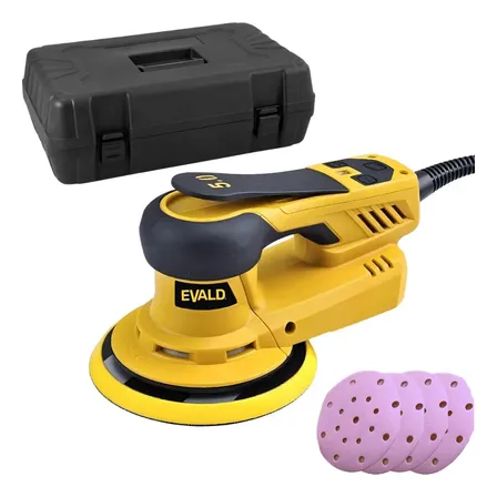 Lixadeira Roto Orbital 6 350w Maleta Lixas Elo350 Evald