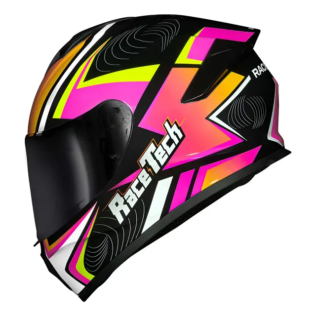 Capacete Race Tech Hit Faster Branco Tamanho Do Capacete 62 Brilhante
