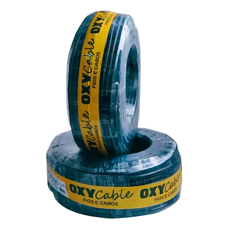 Cabo Pp 2x2,5mm Preto 100 Metros Com Fio Elétrico