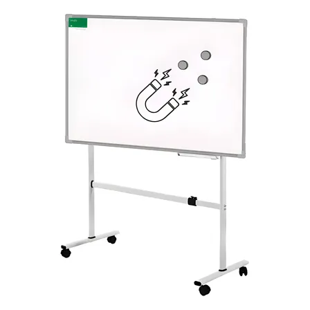 Quadro Branco Magnético 120x90 + Suporte Cavalete Universal