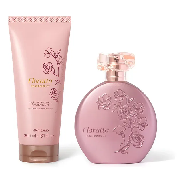 Floratta Rose Bouquet: Colônia 75ml + Loção Corporal 200ml