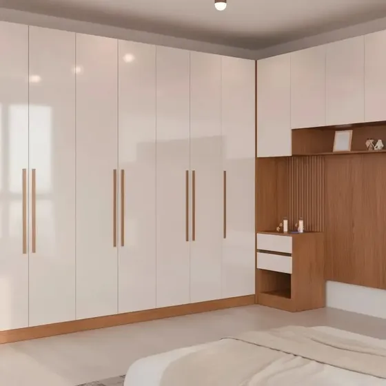 Guarda-roupa Modulado Casal Ponte 140 Lugano 14 Portas - Avel?/cappuccino