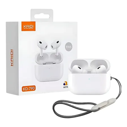 Fones De Ouvido Sem Fio Kaidi Kd-790 Bluetooth Branco Academia Antiruído