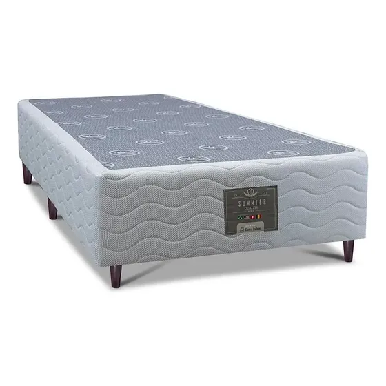 Base Box Para Colchão Solteiro Cama Inbox Moderne 26x88x188 - Branco