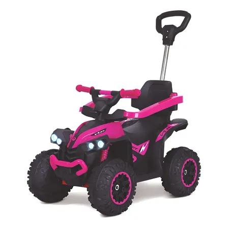 Quadriciclo Elétrico Infantil 6v Rosa Maral Flash Wheels