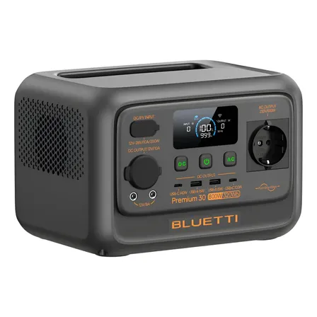 Estação Energia Bluetti Premium 30 V2 Gerador Portátil 600w