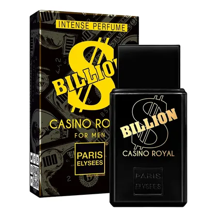Intense Perfume Billion Casino Royal Paris Elysées 100ml Alta Performance