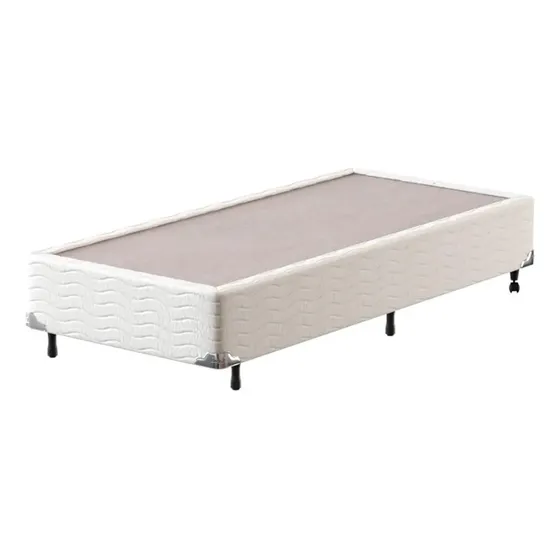 Base Box Para Colchão De Solteiro Probel Amsterdã Branco