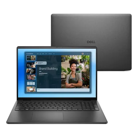Notebook Dell 16" FHD+ Intel Core 5 120U 8GB 512GB SSD Linux Preto DC16-C5120U-U10