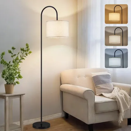 Luminária De Chão, Luminária De Cabeceira Sem Lâmpada, Luminárias Modernas 60w Bivolt 110-260v, Iluminação Decorativa Para Quarto E Sala, Leitura E Ambientes Residenciais, Tieesa Branco
