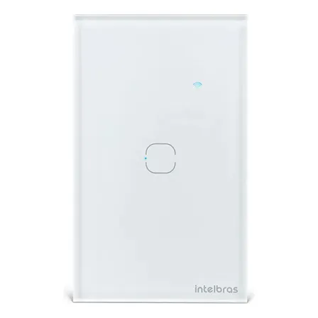 Interruptor Touch Inteligente 1 Tecla Eiw 1001 Intelbras Branco 127/220v