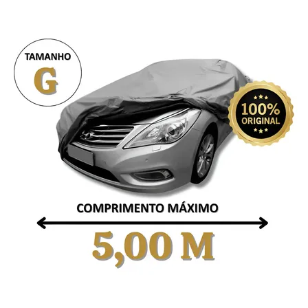 Capa Para Carro Forrada Impermeável 100% Proteção Anti Raios Uv, Sol, Poeira, Riscos Tamanho G Sumo
